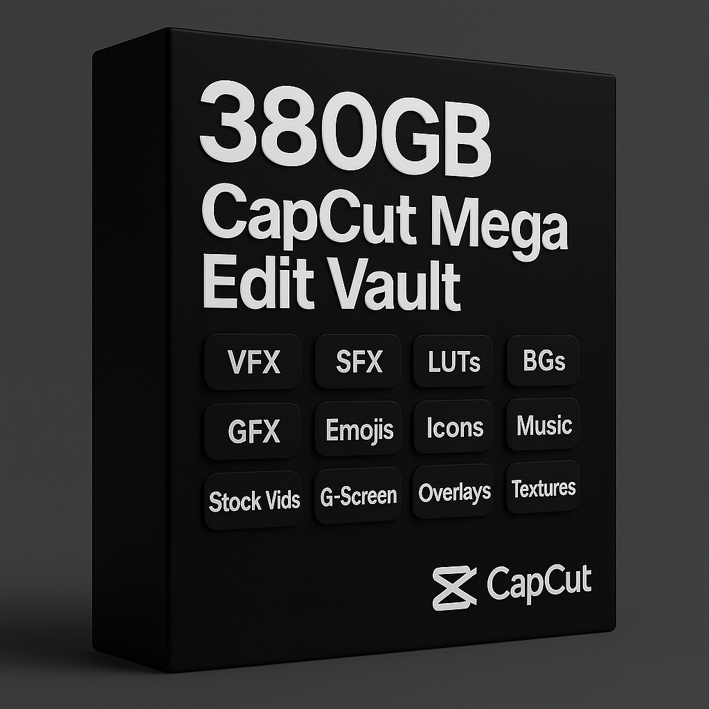 CapCut Templates – 380GB Across 21 Categories