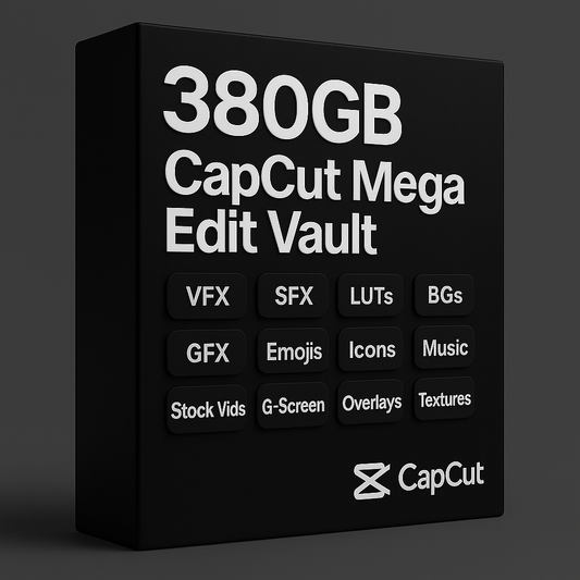 CapCut Templates – 380GB Across 21 Categories